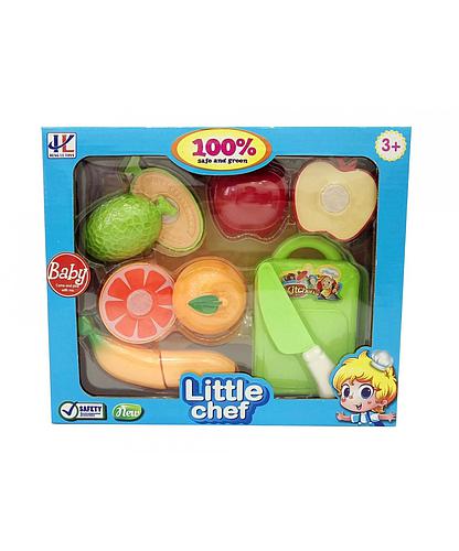 Frutas con velcro en caja