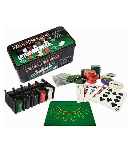 Lata Cartas Poker x 200 fichas