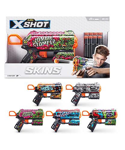 Pistola X-Shot Skins x 8 Dardos