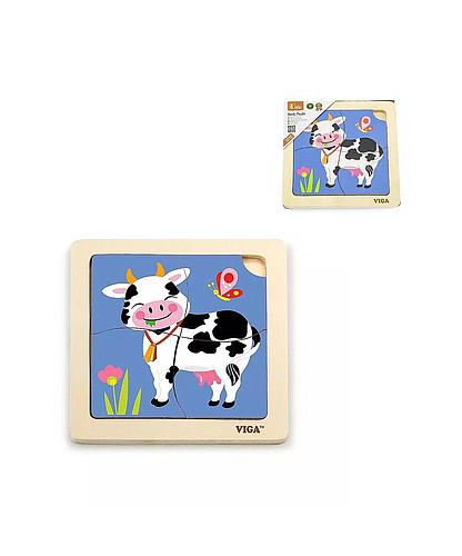 Puzzle Plano Vaquita Viga