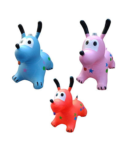 Perro Inflable Saltarín con Sonido