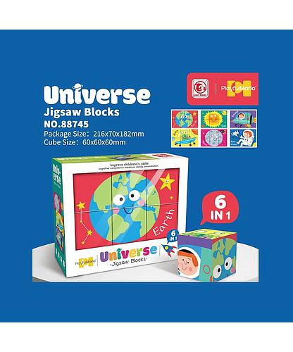 Puzzle Cubos Universo 6 en 1