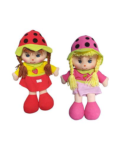 Muñeca Trapo Vestido Frutilla