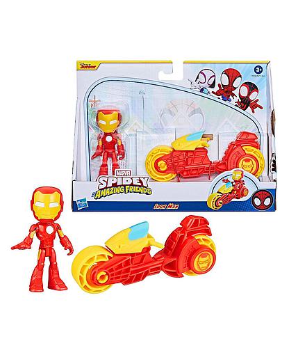 Figura Iron Man en Moto