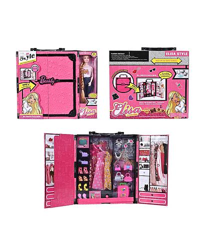 Ropero Beauty con Muñeca y Accesorios