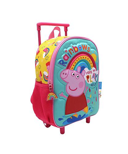 Mochila Peppa Rainbows con Carrito