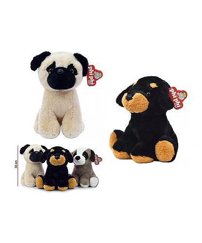 Peluche Perro Sentado de 30 cm