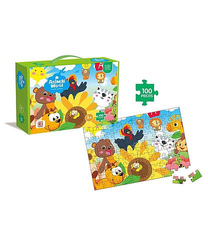 Puzzle Animal World 100 Piezas
