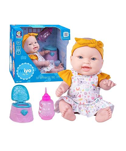 Bebé Miyo con Pelela y Biberón