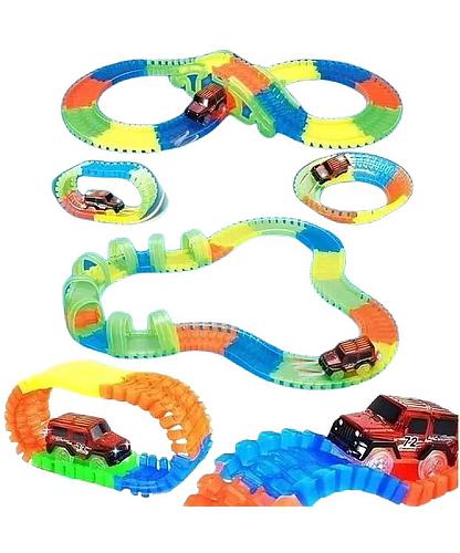 Pista Flúor con Autito