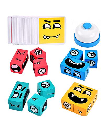 Cubos Mágicos Caritas Divertidas