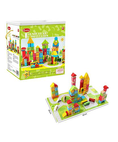 Bloques Madera Ciudad y vehículos