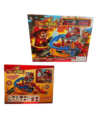 Pista Bomberos con Vehículos