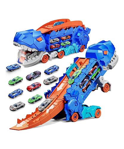 Dinosaurio Transformable con Autitos